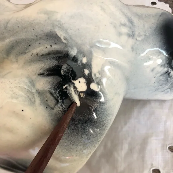 Vtg Ceramic Cat Planter - Picture 11 of 13